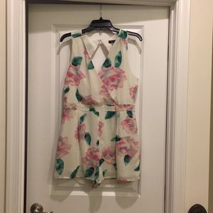 Beautiful floral print romper